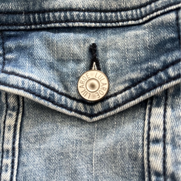 Ladies Blue Jean Jacket - Picture 4 of 5